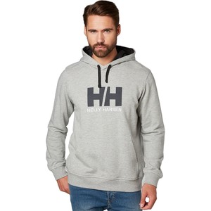 2019 Helly Hansen HH Logo Hoodie Grey Melange 33977